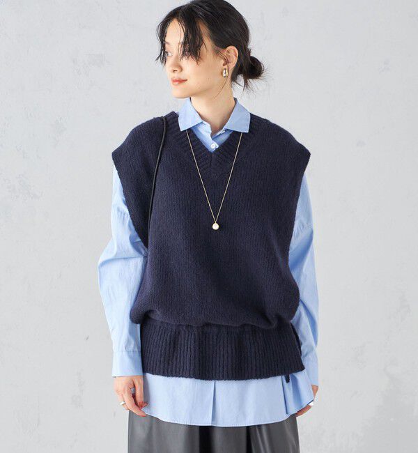 SHIPS for women「ファンシーヤーン 2WAY ベスト ◇」|ベスト・ジレ|