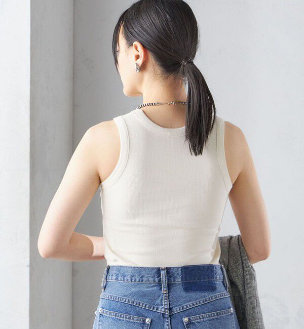 SHIPS for women「〈手洗い可能〉カップ付き リブ タンクトップ◇」|インナー|