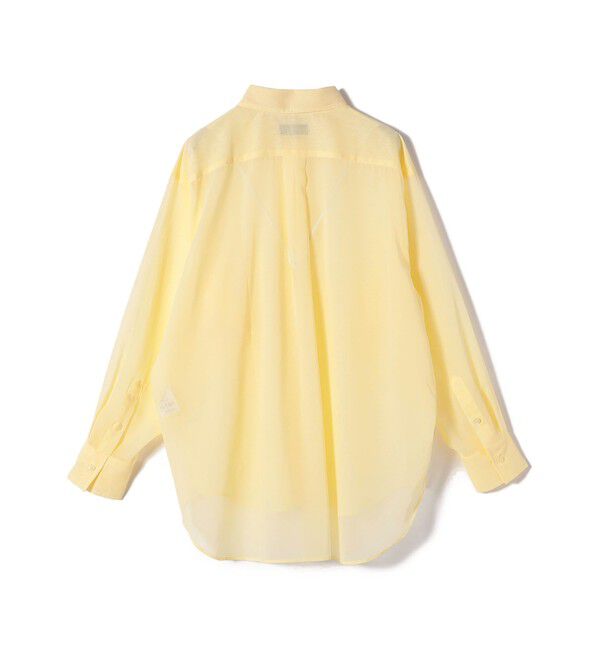 SHIPS for women「SHIPS Primary Navy Label:〈手洗い可能〉コットン オーガンジー レギュラー シャツ」|シャツ・ブラウス|