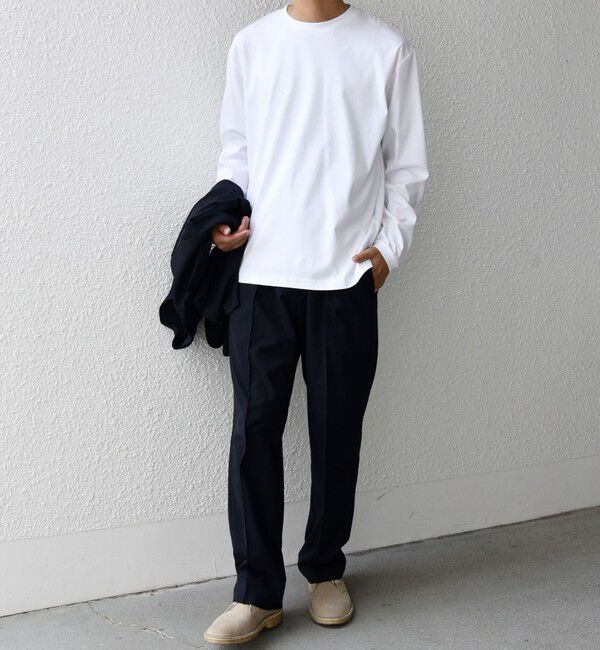 SHIPS any「SHIPS any:〈洗濯機可能〉ストレッチ ナイロン クリース イージーパンツ (セットアップ対応)◇」|チノ|