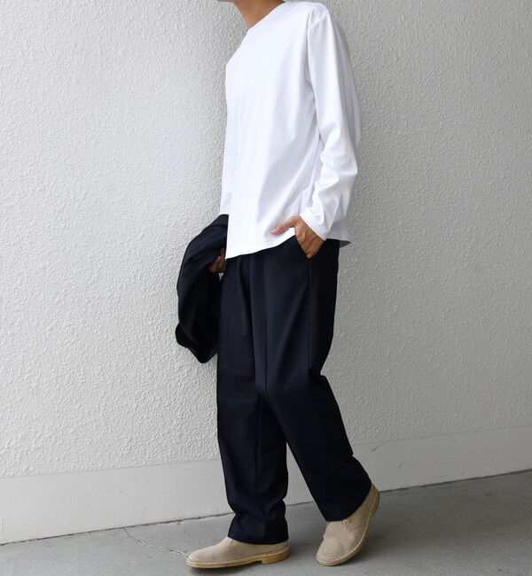 SHIPS any「SHIPS any:〈洗濯機可能〉ストレッチ ナイロン クリース イージーパンツ (セットアップ対応)◇」|チノ|