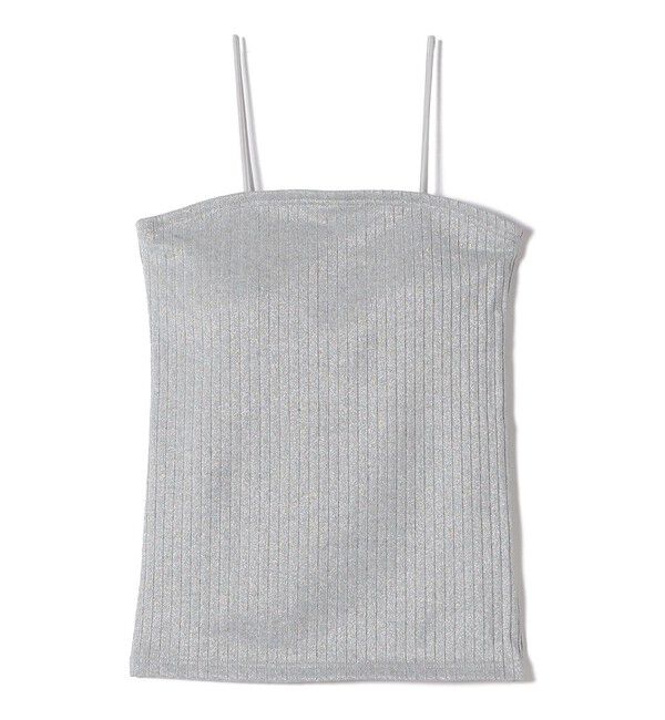 SHIPS Colors 「SHIPS Colors:〈洗濯機可能〉ハリヌキ ラメ カップ付き キャミソール」|インナー|