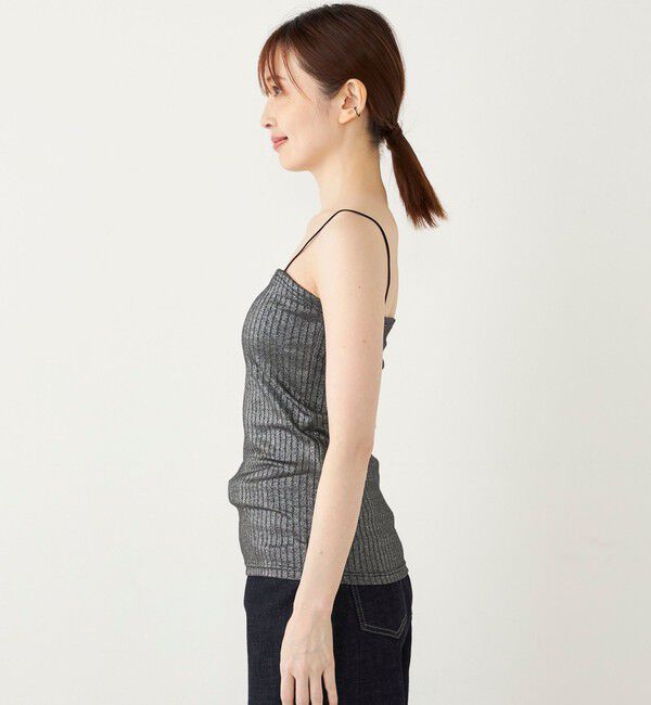 SHIPS Colors 「SHIPS Colors:〈洗濯機可能〉ハリヌキ ラメ カップ付き キャミソール」|インナー|