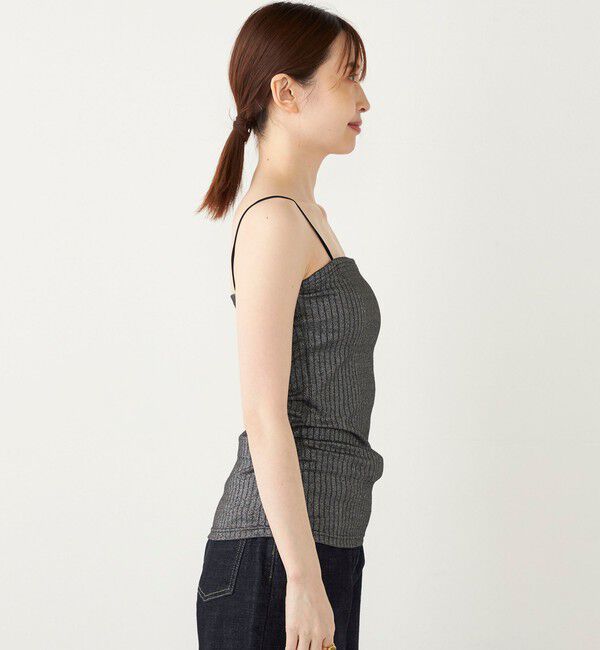 SHIPS Colors 「SHIPS Colors:〈洗濯機可能〉ハリヌキ ラメ カップ付き キャミソール」|インナー|