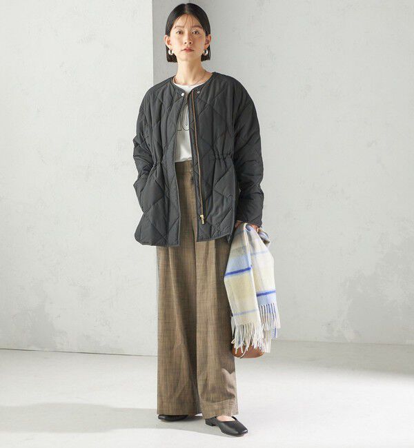 SHIPS for women「〈手洗い可能〉キルティング サイドジップ ブルゾン」|ブルゾン・スタジャン|