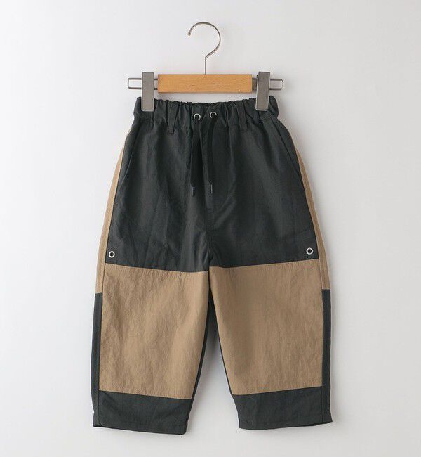 SHIPS KIDS「SHIPS KIDS:100～130cm / 2トーン 6分丈 パンツ」|その他|チャコールグレー