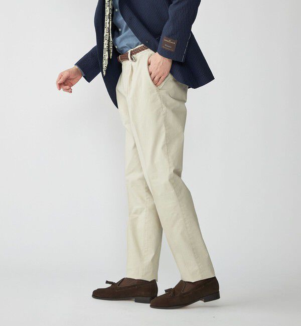 SHIPS「DEVORE incipit: ライトウェイト コットン チノ パンツ」|チノ|