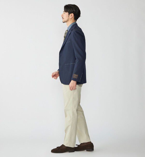 SHIPS「DEVORE incipit: ライトウェイト コットン チノ パンツ」|チノ|