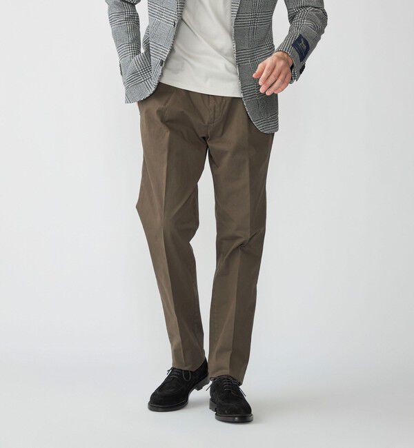 SHIPS「DEVORE incipit: ライトウェイト コットン チノ パンツ」|チノ|