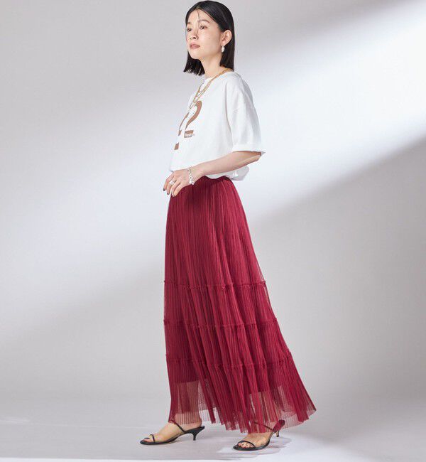 SHIPS for women「【SHIPS別注】81BRANCA:ロゴ 5分袖 TEE」|Tシャツ・カットソー|