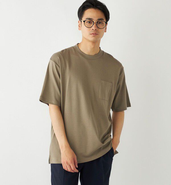 SHIPS Colors 「SHIPS Colors:〈抗菌防臭・接触冷感〉スムース ビズT ショートスリーブ◇」|Tシャツ・カットソー|