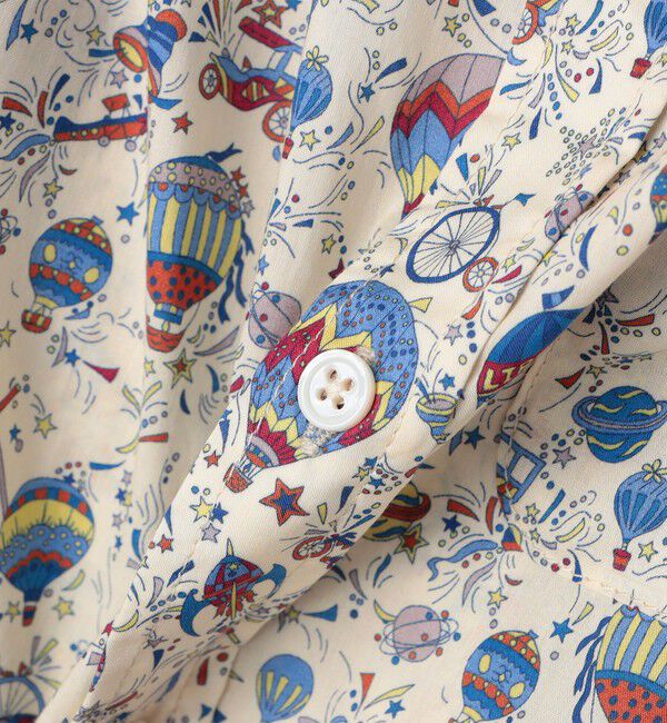 SHIPS KIDS「SHIPS KIDS:80～90cm / リバティ プリント 長袖 シャツ」|シャツ・ブラウス|