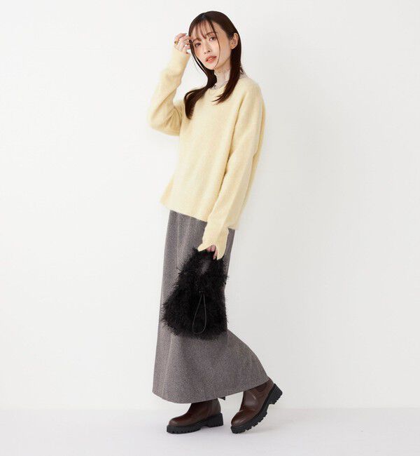 SHIPS Colors 「SHIPS Colors:フォックス アンゴラ ボートネック ニット◇」|ニット・セーター|