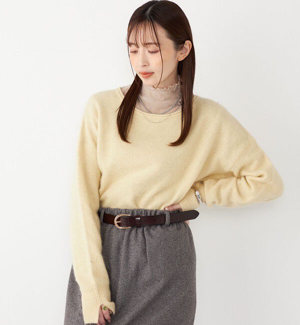 SHIPS Colors 「SHIPS Colors:フォックス アンゴラ ボートネック ニット◇」|ニット・セーター|