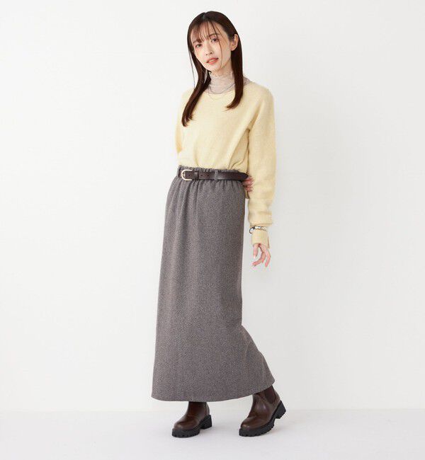 SHIPS Colors 「SHIPS Colors:フォックス アンゴラ ボートネック ニット◇」|ニット・セーター|