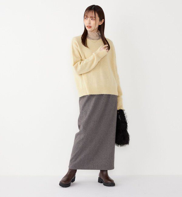 SHIPS Colors 「SHIPS Colors:フォックス アンゴラ ボートネック ニット◇」|ニット・セーター|