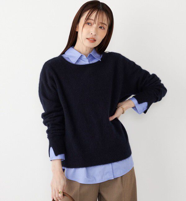 SHIPS Colors 「SHIPS Colors:フォックス アンゴラ ボートネック ニット◇」|ニット・セーター|