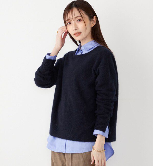 SHIPS Colors 「SHIPS Colors:フォックス アンゴラ ボートネック ニット◇」|ニット・セーター|