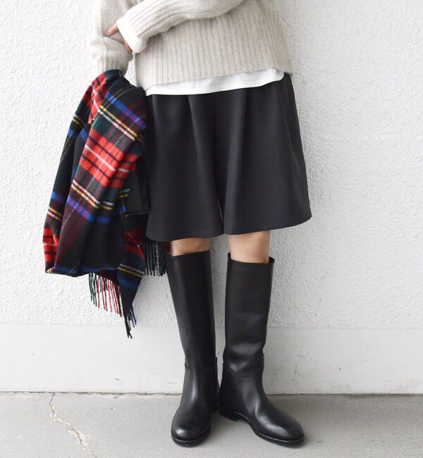 SHIPS for women「〈洗濯機可能〉ドロスト タック ハーフ パンツ」|その他|ダークグレー