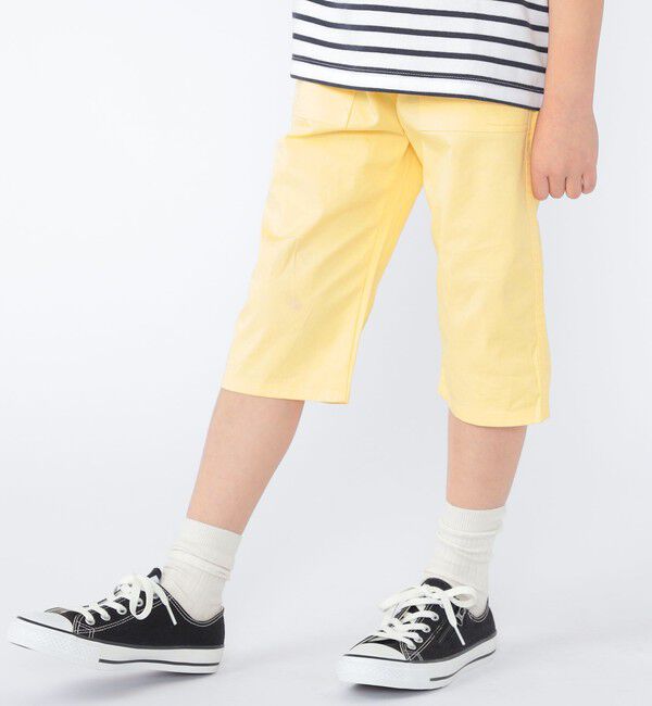 SHIPS KIDS「SHIPS KIDS:100～130cm / クロップド パンツ」|チノ|