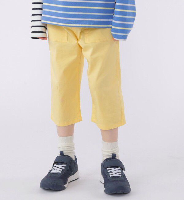 SHIPS KIDS「SHIPS KIDS:100～130cm / クロップド パンツ」|チノ|