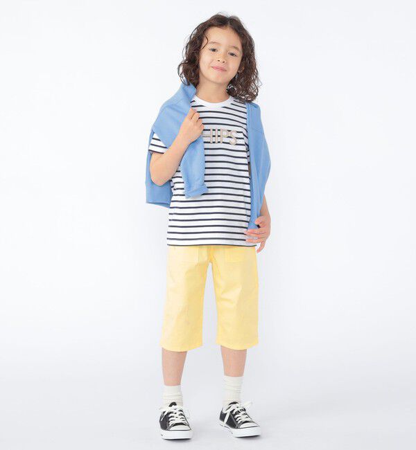 SHIPS KIDS「SHIPS KIDS:100～130cm / クロップド パンツ」|チノ|