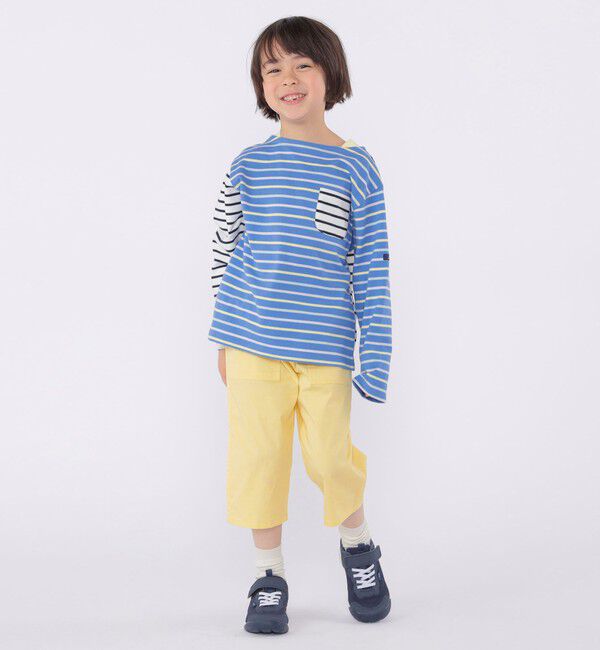 SHIPS KIDS「SHIPS KIDS:100～130cm / クロップド パンツ」|チノ|