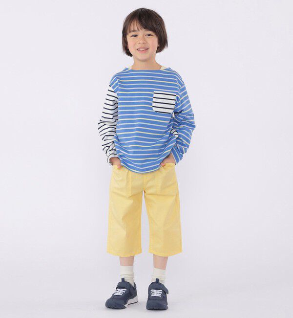 SHIPS KIDS「SHIPS KIDS:100～130cm / クロップド パンツ」|チノ|