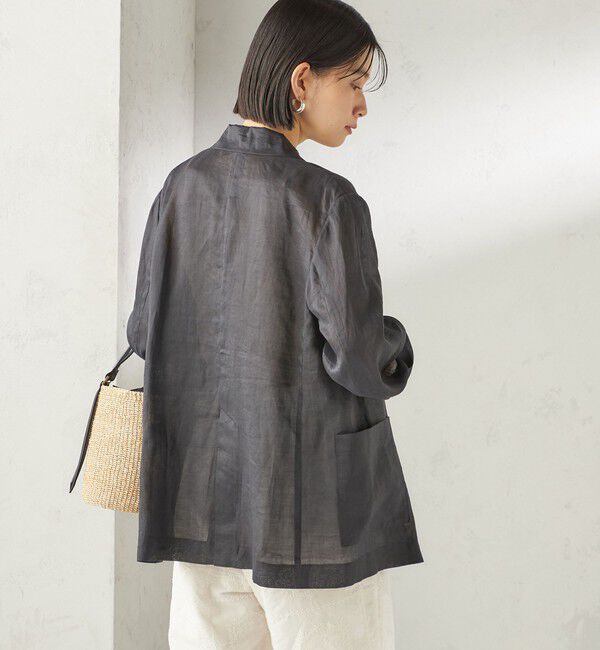 SHIPS for women「《一部予約》〈手洗い可能〉ラミー 4 ジャケット 26SS」|テーラードジャケット|