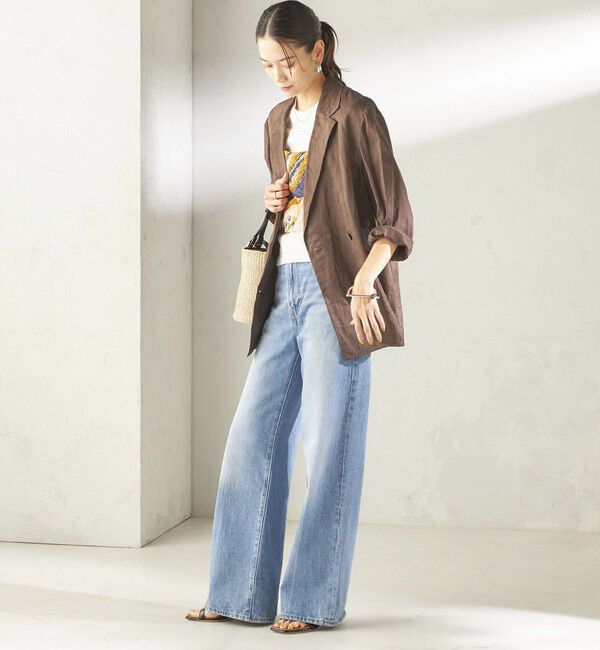 SHIPS for women「《一部予約》〈手洗い可能〉ラミー 4 ジャケット 26SS」|テーラードジャケット|