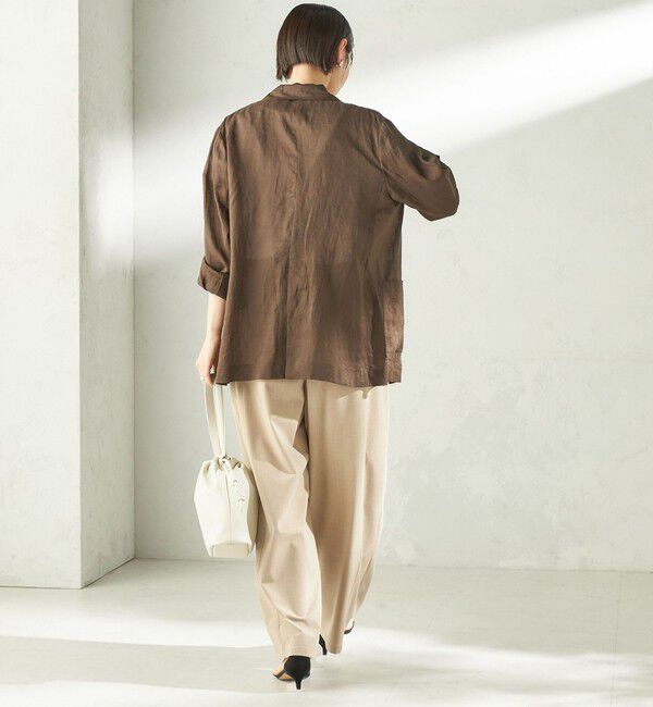 SHIPS for women「《一部予約》〈手洗い可能〉ラミー 4 ジャケット 26SS」|テーラードジャケット|