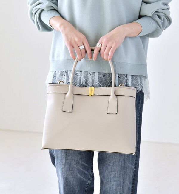 quaranciel「quaranciel: バックル 2way トート バッグ（A4対応）」|トートバッグ|