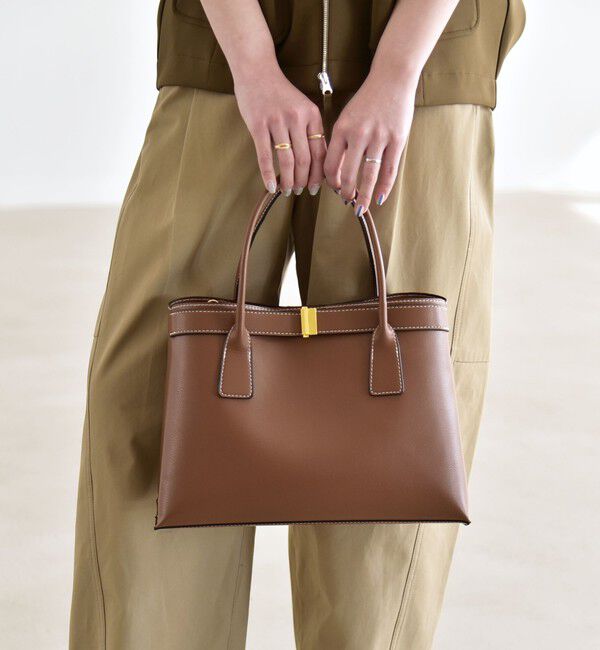 quaranciel「quaranciel: バックル 2way トート バッグ（A4対応）」|トートバッグ|