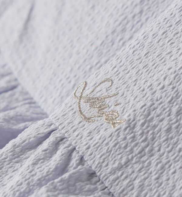 SHIPS KIDS「SHIPS KIDS:140～150cm / 〈UVカット〉ドライタッチ フリル ライト ブルゾン」|ブルゾン・スタジャン|