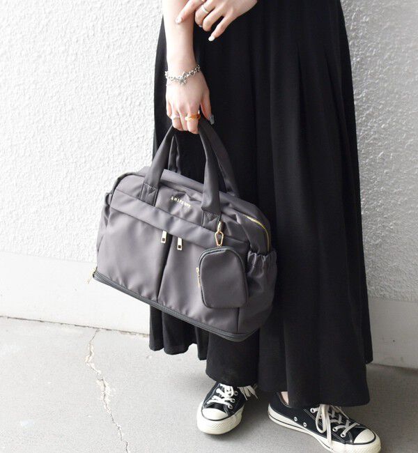 SHIPS any「《一部追加予約》SHIPS any: 10ポケット 2WAY アジャスタブル ボストン バッグ」|ボストンバッグ|