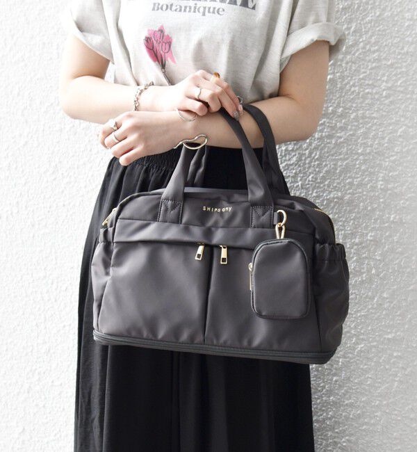 SHIPS any「《一部追加予約》SHIPS any: 10ポケット 2WAY アジャスタブル ボストン バッグ」|ボストンバッグ|