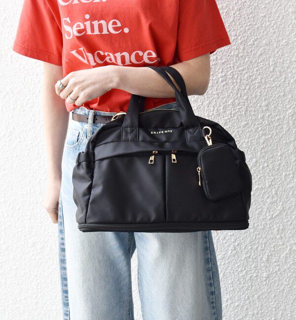 SHIPS any「《一部追加予約》SHIPS any: 10ポケット 2WAY アジャスタブル ボストン バッグ」|ボストンバッグ|