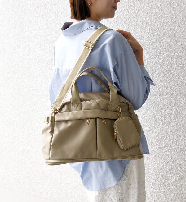 SHIPS any「《一部追加予約》SHIPS any: 10ポケット 2WAY アジャスタブル ボストン バッグ」|ボストンバッグ|