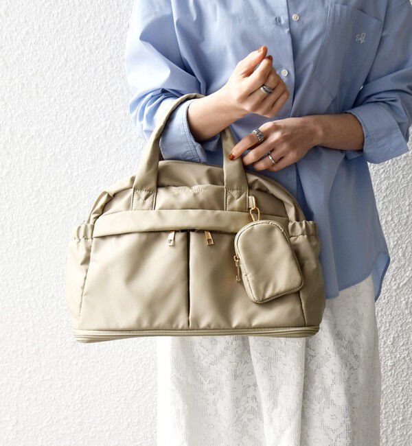 SHIPS any「《一部追加予約》SHIPS any: 10ポケット 2WAY アジャスタブル ボストン バッグ」|ボストンバッグ|