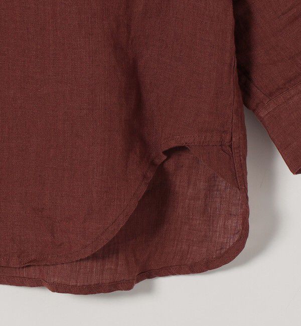 SHIPS any「SHIPS any:〈洗濯機可能〉リネン 刺繍 レギュラー ルーズ シャツ」|シャツ・ブラウス|