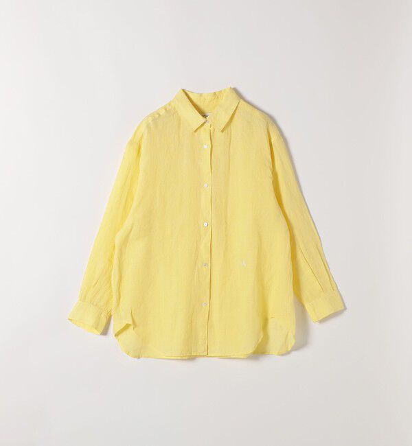 SHIPS any「SHIPS any:〈洗濯機可能〉リネン 刺繍 レギュラー ルーズ シャツ」|シャツ・ブラウス|