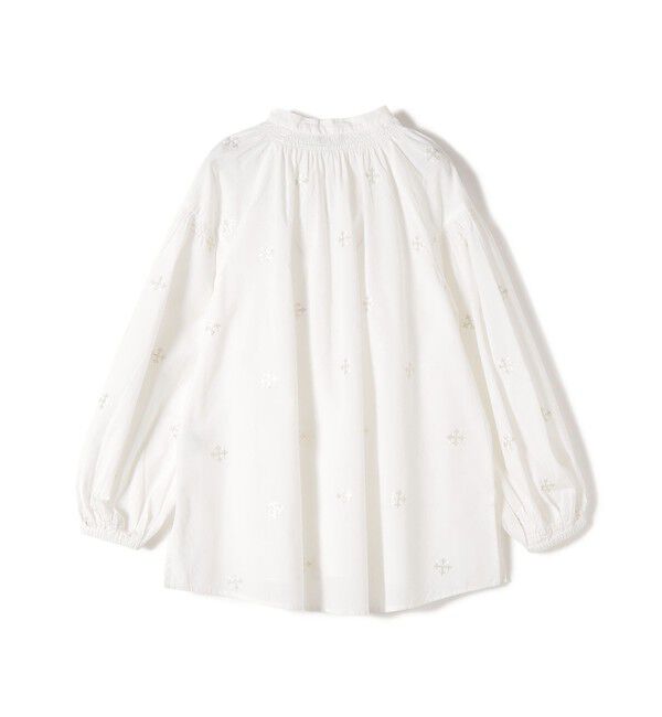 SHIPS for women「Fanaka:〈手洗い可能〉シークエンス 刺繍 スモック ブラウス」|シャツ・ブラウス|