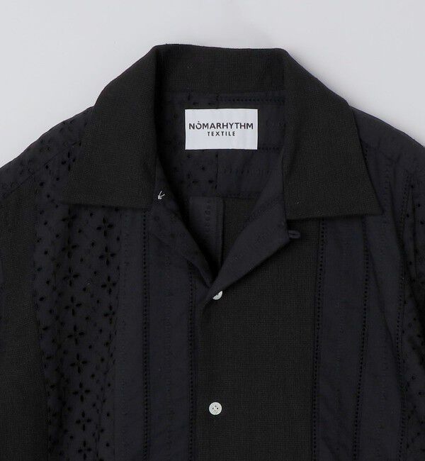 SHIPS「NOMARHYTHM TEXTILE: LACE PATCHWORK SHIRT」|シャツ・ブラウス|