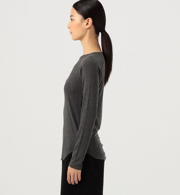 GALERIE VIE「レーヨンカシミヤジャージー クルーネックプルオーバー」|Tシャツ・カットソー|