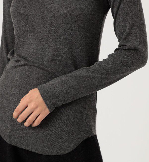 GALERIE VIE「レーヨンカシミヤジャージー クルーネックプルオーバー」|Tシャツ・カットソー|