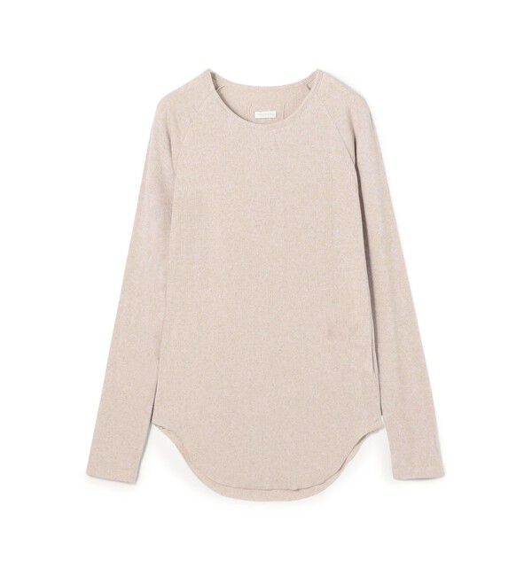 GALERIE VIE「レーヨンカシミヤジャージー クルーネックプルオーバー」|Tシャツ・カットソー|41 ライトベージュ