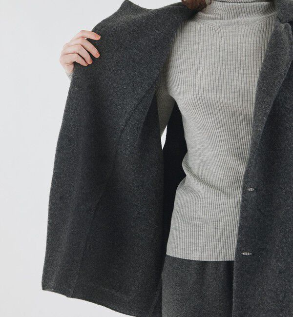 GALERIE VIE「ラムズウール スリーブレスダブルジャケット」|ベスト・ジレ|