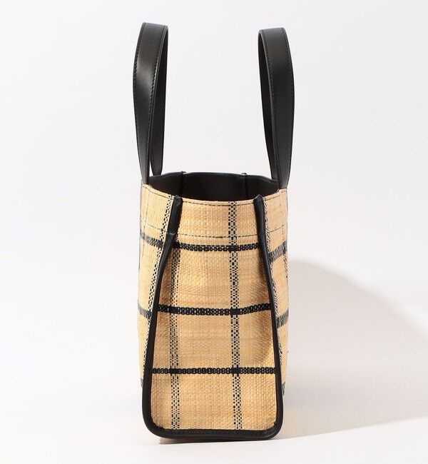 TOMORROWLAND GOODS「Ele`Sac CHECK WIDE TOTE バッグ」|ハンドバッグ|