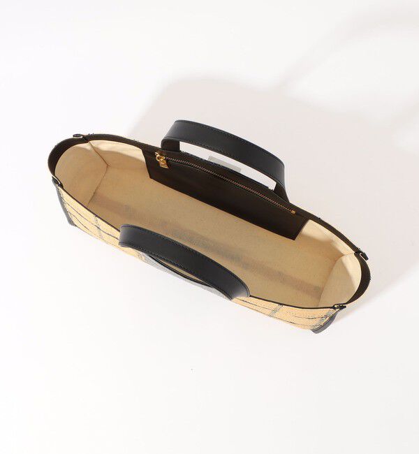 TOMORROWLAND GOODS「Ele`Sac CHECK WIDE TOTE バッグ」|ハンドバッグ|