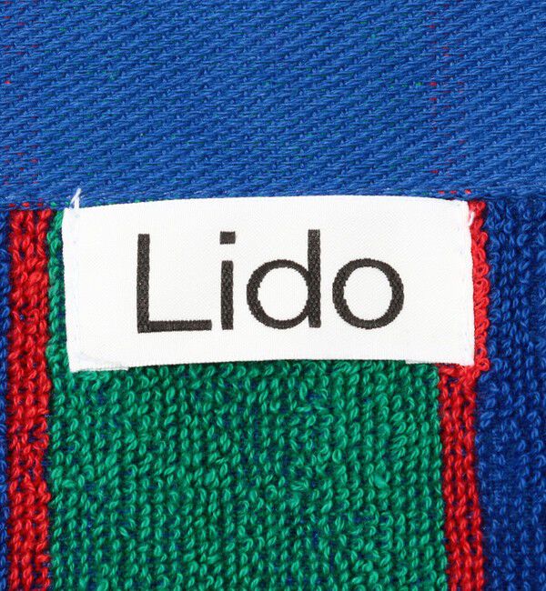 TOMORROWLAND GOODS「Lido コットンストライプ ビーチタオル」|タオル|